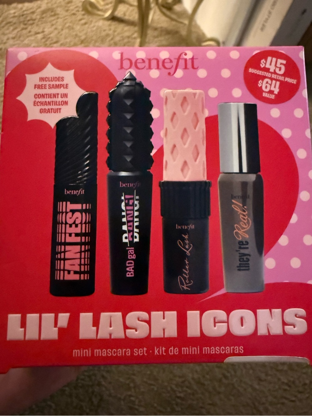 Benefit Lil’ Lash Icons Mini Mascara 4pc Set - Picture 2 of 4